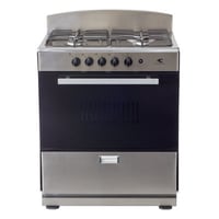 Master-Chef 30" Freestanding Range With 4.0 Cft Oven Capacity - 4 Italian Sabaf Sealed Burners –