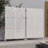 UIXE Helary Tall Series Metal Privacy Screen(Set of Two)