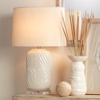 Dakota Fields Amari 27" Natural Table Lamp