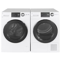 GE Appliances 2.4 Cu. Ft. Front Load Washer and 4.1 Cu. Ft. Electric Dryer