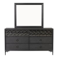 Lark Manor™ Preste 6-Drawer Dresser With Mirror
