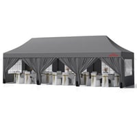 Velvet Wood Corner 10X30Ft Large Party Tent, Outdoor Event Tent With Easy Setup Design