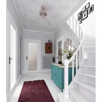 Belldinni Smart Pro 207 DIY-Friendly Wood and Glass Prehung Interior Door