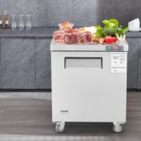 Orren Ellis Commercial Frozen Refrigerator Sandwich & Salad Prep Table 7.4 Cu. Ft