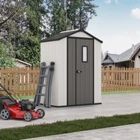 INMITOM Outdoor Storage Shed With Lockable Doors Weather Resistant Organization for Home/Backyard/Garden Tools/Lawn Mower/Bike Storage/Pool Supplies