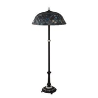 Canora Grey Lykins Tiffany Fishscale 62" Floor Lamp