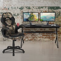 Ebern Designs Bridesdale Gaming Desk and Chair Set