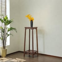 Zhang's SereneLodge Solid wood flower frame simple place a few side