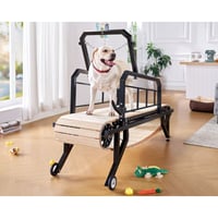 AMERLIFE Dog Treadmill with Hand Brake, Up to 300lbs