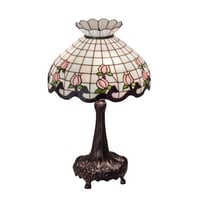 Charlton Home® Amisha 33" Mahogany Bronze Table Lamp