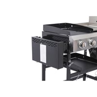 Crafted Palm Gas And Grill With 2 Burners, Cast Iron Grids That Are Not Easy To Break, Enameled Fire Plate, 38240 Power, 470 Square Inches Of Grilling 248 , 56.5 X