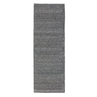 LOOMY Hand Handwoven Dark Gray Area Rug
