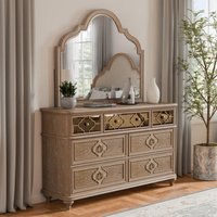 One Allium Way® Cashawn Dresser And Mirror Set