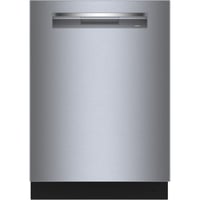 Bosch Benchmark Series Series 24" Stainless Steel Top Control Built-In Pocket Handle Dishwasher with Stainless Steel Tub