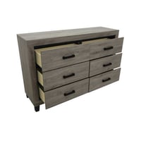 Gracie Oaks Granville Traditional And Rustic Gray Wood Dresser