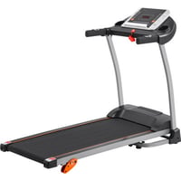 Hokku Designs Easy Folding Treadmill for Home Use, 2.5HP Electric Running, Jogging & Walking Machine with Device Holder & Pulse Sensor, 3-Level Incline Adjustable C
