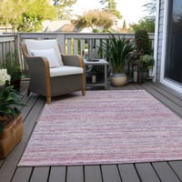 Wade Logan® Machine Washable Indoor/Outdoor Claudian ACN1239 Mauve Rug