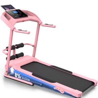 Homdox 3.0 HP Portable Folding Treadmill with Sit Up Bench, Foldable Walking Running Machine for Home Office with LCD Display for Exercise, Treadmill with In