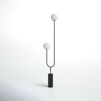 Joss & Main Ixia Contemporary Marble 73" Tree Floor Lamp