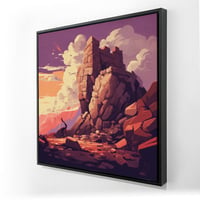 Concius Sales Standing above - 36"x36" Framed canvas