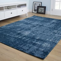 Longshore Tides Oakfield Abstract Blue Area Rug