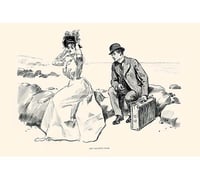 Buyenlarge 'His Vacation Over' by Charles Dana Gibson Painting Print