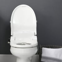 Bio Bidet by BEMIS BB1000 Bidet Toilet Seat, Electric, Warm Water with Air Dryer + 6 Bidet Towels