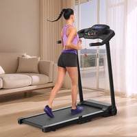 Homemaxs Foldable Treadmill 2.5HP Electric Folding Treadmill Running Walking Machine For Home Gym