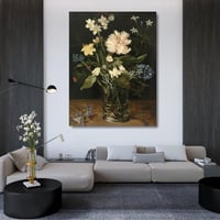 ArtDirect Vintage Apple Collection Gallery Wrapped Canvas Art Titled: Flowers Sixteen