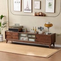 Creature B Comforts Retro design solid wood TV cabinet