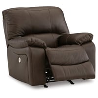 Latitude Run® Olara 41" Wide Leather Match Power Rocker Standard Recliner