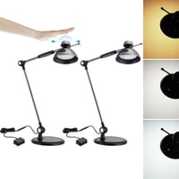 Brayden Studio® Gesture Control Desk Lamp, 3Cct Dimmable Led Task Light For Home Office, Adjustable Metal Swing Arm