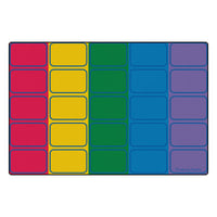 Learning Carpets Seating Rows Value Rug - Rectangle Small