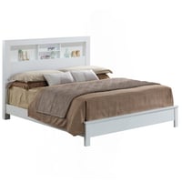 Alxfarton Transitional Style Full Bed In Crisp White