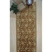 EORC Charming Vibrant Beige Hand Knotted Wool Rug