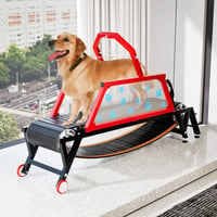 HTOCINQ Large Dog Treadmill With Hand Brake, Manual Treadmill For Medium / Large Dogs Up To 660 Lbs Indoor Pet Running Machine