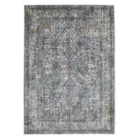 HomeRoots 8' X 10' Ivory And Orange Oriental Area Rug