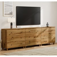 Corrigan Studio® 3-In-1 TV Stand With 9 Drawers For 100+ Inches Tvs