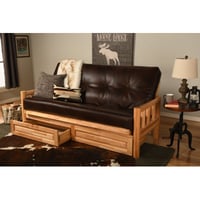 The Twillery Co.® Stratford Full Tufted Back Futon and Mattress
