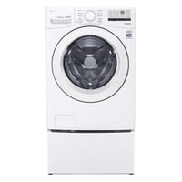 LG Ultra Large Front Load Washer, White, 4.5 cu. ft.