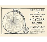 Buyenlarge 'Bicycles, Tricycles, and Velocipedes' Vintage Advertisement