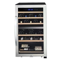 Allavino Cascina 19'' 28 Bottle Dual Zone Freestanding Wine Refrigerator