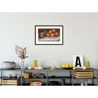 1000Museums Still Life With Apples and OrangesPierre-Auguste Renoir -Framed Giclee Print
