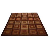 Isabelline One of kind Hand Woven Lahor Finest Brown Tapestry Kilim 13'6" x 15'0"