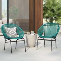 Corrigan Studio® Outstanding Outdoor Wicker Chair Set with Exquisite Design and Unbeatable Durability