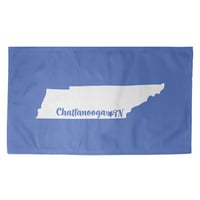 East Urban Home Chattanooga Tennessee Blue Area Rug