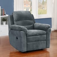 FOSHANZHENGONG Modern Electric Recliner Chair With USB Port And Gentle Lumbar Massage, Ideal For Living Rooms, Home Theaters, Or Bedrooms – Tawny Brown