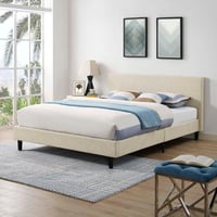 Ashley Modway Anya Full Platform Bed, Beige