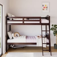 Ashley Storkcraft Longhorn Twin-over-Twin Bunk Bed, Espresso