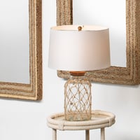 Ashley Home Accents Glass Jar Hugo Table Lamp, Clear